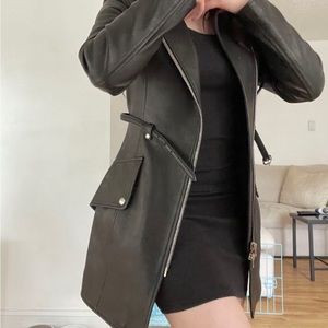 BEAUTIFUL BLACK LEATHER TRENCH ALEXANDER WANG